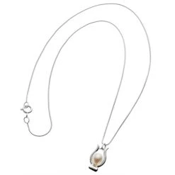 Collier Lyre Et Perle