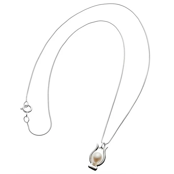 Collier Lyre Et Perle 1 Collier Lyre Et Perle