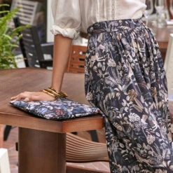 Pochette Ménagerie Royale - Blanc -Mode Accessoires Magasin 41934 xl