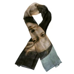 Étole Léonard De Vinci - La Joconde- 60x180 Cm