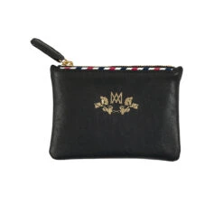Porte-monnaie à Zip Marie-Antoinette - Noir - Ines De La Fressange Paris