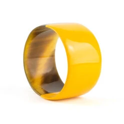 Bracelet Laqué Jaune - L'Indochineur