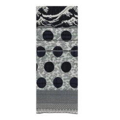 Étole Hokusai La Vague Noir -Mode Accessoires Magasin 47542 xl