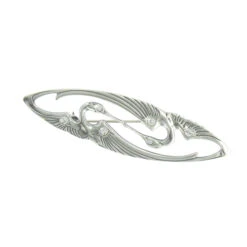Broche Art Nouveau Cigogne