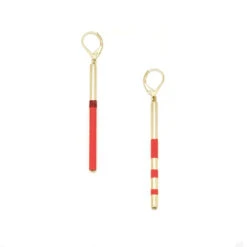 Boucles D'oreilles Savoy - Rouge