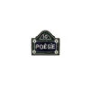 Broche Plaque De Rue Parisienne - Macon & Lesquoy