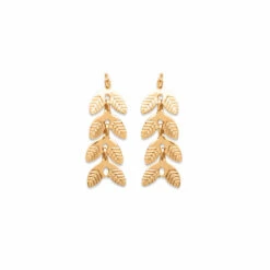 Boucles D'oreilles Feuilles De Laurier -Mode Accessoires Magasin 53387 xl