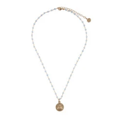 Collier Abeille - Bleu Dragée 3 Collier Abeille - Bleu Dragée -Mode Accessoires Magasin 53628 xl