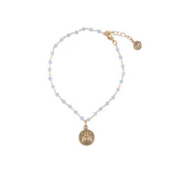 Bracelet Abeille - Bleu Dragée