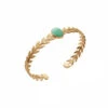 Bracelet Jonc Feuilles De Laurier