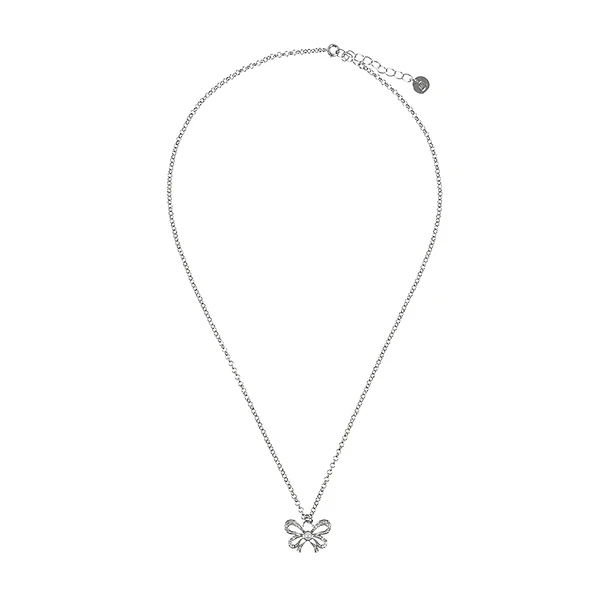 Collier Argenté Nœud "à L'égaré" 2 Collier Argenté Nœud "à L'égaré" – Image 2