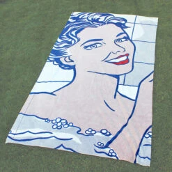 Serviette De Bain Roy Lichtenstein - Femme Dans Le Bain - Musée National Thyssen-Bornemisza -Mode Accessoires Magasin 56905 xl