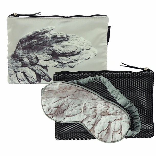 Kit De Voyage Trousse & Masque De Sommeil - Aile - Marie Christine Dorner 1 Kit De Voyage Trousse & Masque De Sommeil - Aile - Marie Christine Dorner