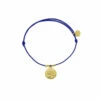 Bracelet élastique Avec Charm Égyptien - Œil - Bleu