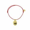 Bracelet élastique Avec Charm Égyptien - Scarabée - Rouge