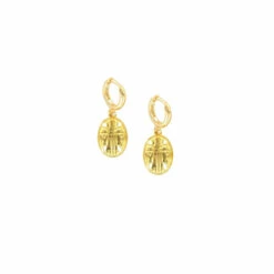 Boucles D'oreilles Créoles Égypte - Scarabée