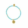 Bracelet Avec Charm Égyptien - Œil - Turquoise