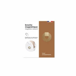 Broche Magnétique Cercle Doré - Tout Simplement, -Mode Accessoires Magasin 75410 xl