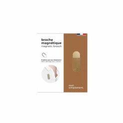 Broche Magnétique Oblongue Dorée - Tout Simplement, -Mode Accessoires Magasin 75426 xl