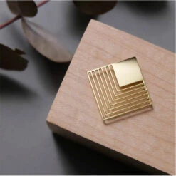 Broche Magnétique Losange Doré - Tout Simplement, -Mode Accessoires Magasin 75438 xl