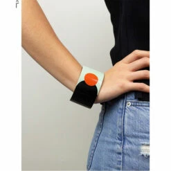 Bracelet Manchette Icare Orange/vert - L'Indochineur -Mode Accessoires Magasin 75468 xl