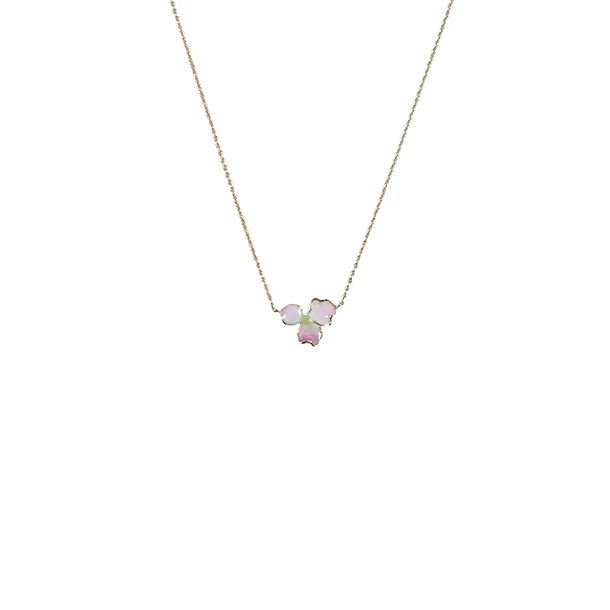 Collier Trèfle émaillé - Cécile Boccara 3 Collier Trèfle émaillé - Cécile Boccara – Image 3