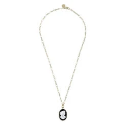 Collier Camée Flore -Mode Accessoires Magasin 75590 xl