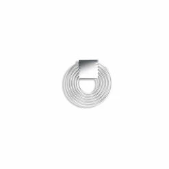 Broche Magnétique Cercle Argenté - Tout Simplement,