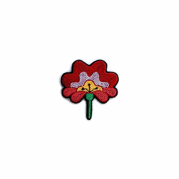 Broche Rose D'hiver Ancienne - Macon & Lesquoy 1 Broche Rose D'hiver Ancienne - Macon & Lesquoy