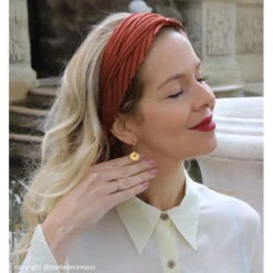 Anneaux D'oreilles Lydien - Plaqué Or -Mode Accessoires Magasin 78560 xl