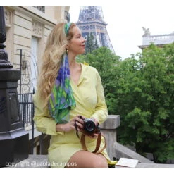 Étole Van Gogh Les Iris -Mode Accessoires Magasin 78563 xl