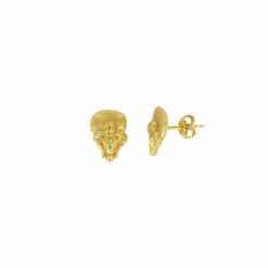 Boucles D'oreilles Puces Bélier D'Amon -Mode Accessoires Magasin 78887 xl