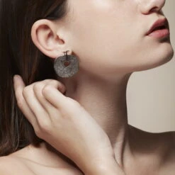 Boucles D'oreilles Lydien - Argent 925 -Mode Accessoires Magasin 79655 xl