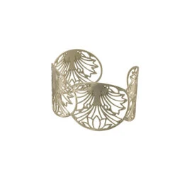 Bracelet Manchette Feuilles D'acanthe