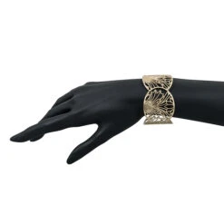 Bracelet Manchette Feuilles D'acanthe -Mode Accessoires Magasin 79912 xl