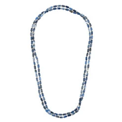 Sautoir Antique Avec Pierres Bleues