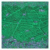 Carré En Laine, Soie Et Cachemire Turgot - Vert - 130 X 130 Cm - Inoui Éditions