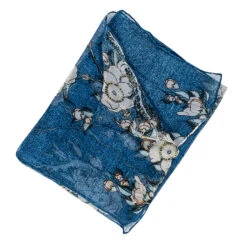 Étole Hokusai - Cerisier Et Bouvreuil - 160 X 32 Cm -Mode Accessoires Magasin 81386 xl