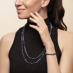 Sautoir Antique Avec Pierres Bleues 7 Sautoir Antique Avec Pierres Bleues -Mode Accessoires Magasin 82298 xl