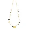 Collier à Pampilles Noires Nymphéa - Les Cleias