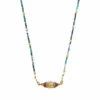 Collier Pendentif Silma Turquoise - Satellite Paris