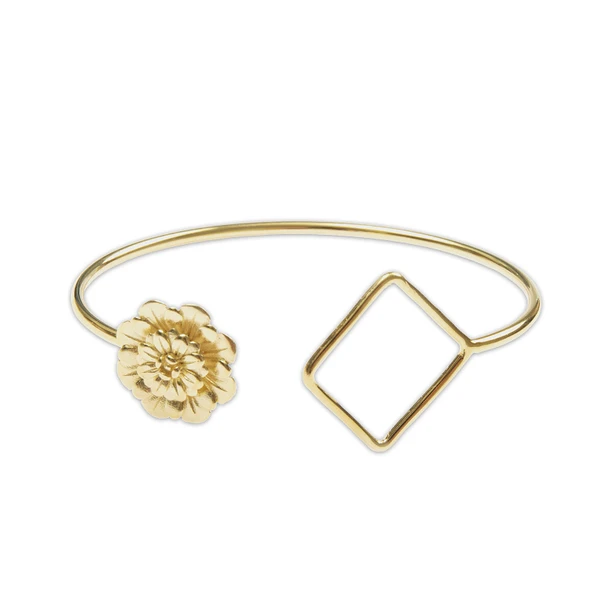 Bracelet Jonc Rosace 1 Bracelet Jonc Rosace