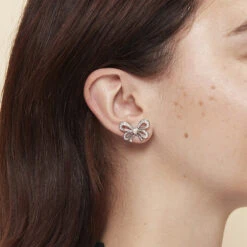 Boucles D'oreilles Nœud "à L'égaré" -Mode Accessoires Magasin 82975 xl