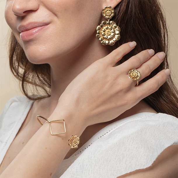 Bague Rosace Petit Modèle - Medecine Douce 3 Bague Rosace Petit Modèle - Medecine Douce – Image 3