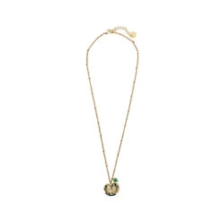 Collier Court Nymphéa Perle En Aventurine - Les Cleias