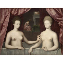 Boucles D'oreilles Gabrielle D'Estrées Au Bain -Mode Accessoires Magasin 83669 xl