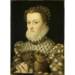 Boucles D'oreilles Cabochon Élisabeth D'Autriche -Mode Accessoires Magasin 83693 xl