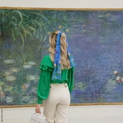 Étole Nymphéas - Musée De L'Orangerie -Mode Accessoires Magasin 84185 xl