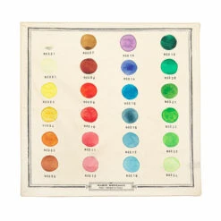 Carré De Soie Gamme De Couleurs Marin Montagut - 90x90 Cm