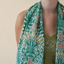 Foulard En Soie Jardin William Morris - V&A -Mode Accessoires Magasin 84795 xl